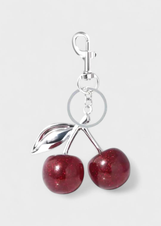 Rød kirsebær charm