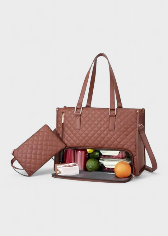 3-i-1 quiltet shopper taske