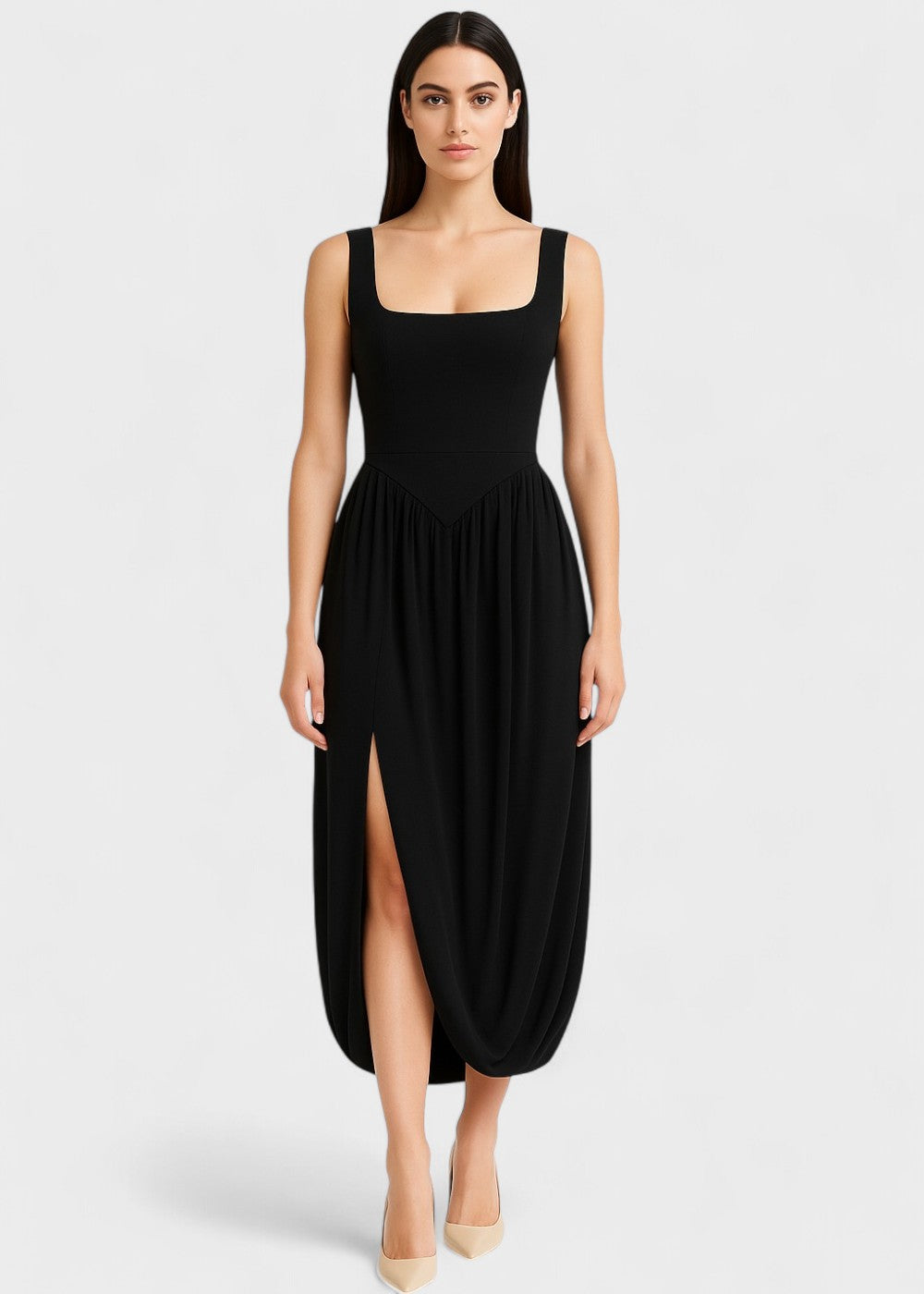 Bodysuit og nederdel sommerkjole
